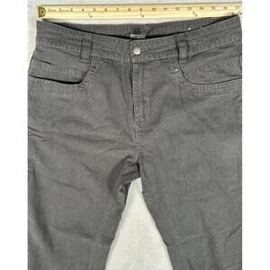 Royal Robbins Jeans Mens 34x30 Gray Hemp/Cotton Blend 5-Pocket Straight Leg Pant